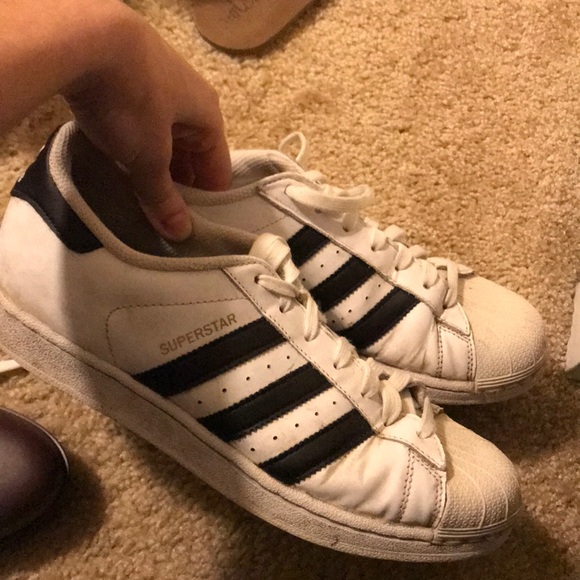 adidas superstar worn